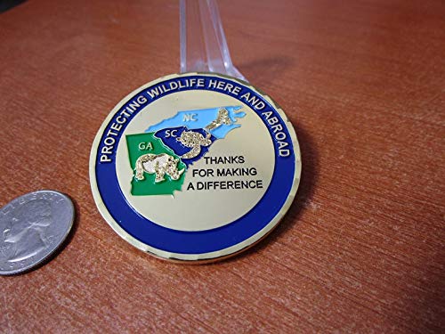 US Fish and Game Wildlife Service NC SC Ga Inspector Challenge Coin