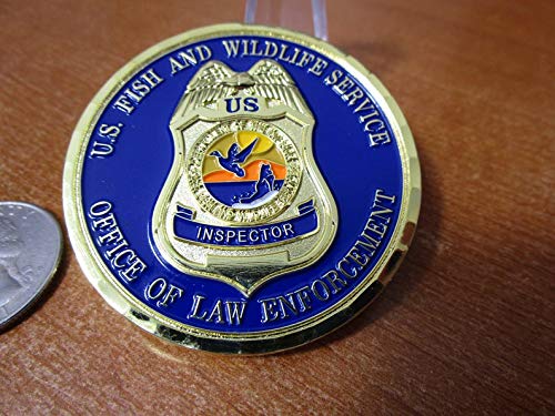 US Fish and Game Wildlife Service NC SC Ga Inspector Challenge Coin