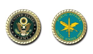 us army public affairs challenge coin