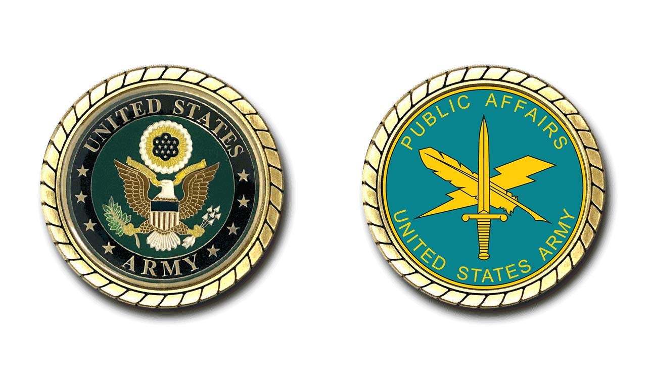 US Army Public Affairs Challenge Coin