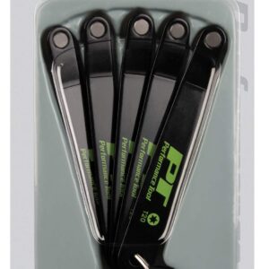 Performance Tool W30978 Low Profile Star Bit Set with Carabiner Clip - 5 Piece Set Including T20, T25, T27, T30, T40 for Hard to Reach Fasteners