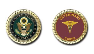 us army veterinary corps challenge coin