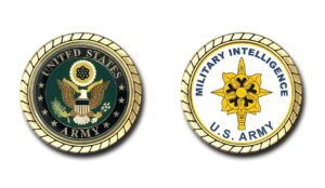 us army military intelligence challenge coin