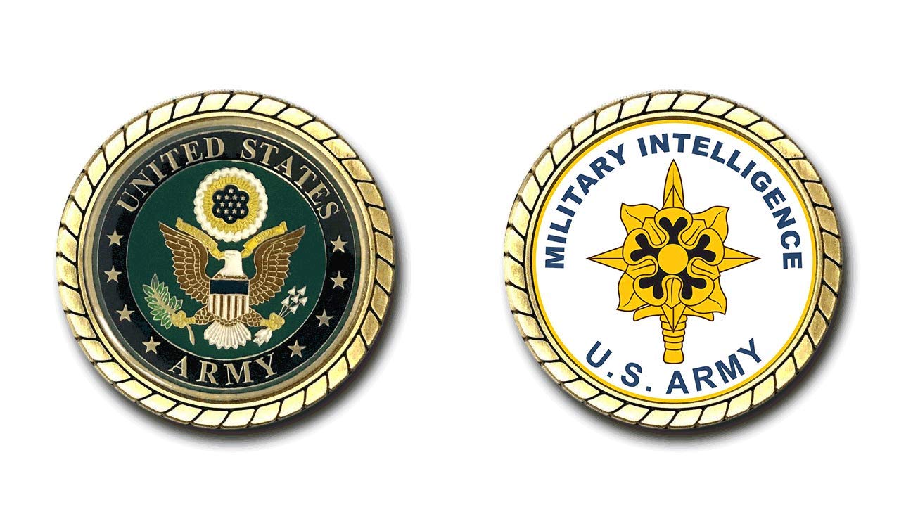 US Army Military Intelligence Challenge Coin