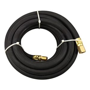 dp dynamic power heavy-duty 25ft-3/8" rubber air hose d16112