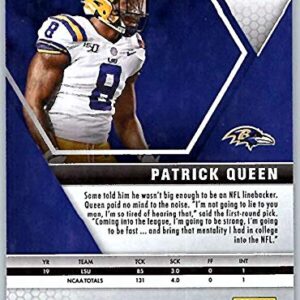 2020 Panini Mosaic Football #249 Patrick Queen RC Rookie Card Baltimore Ravens Official NFL Trading Card From Panini America in Raw (NM or Better) Condition