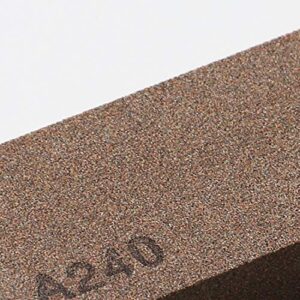 Wazakura Sharpening Oilstone for Bonsai Scissors and Cutter, MADE IN JAPAN, Whetstone Medium Grid - #240 Oil Stone