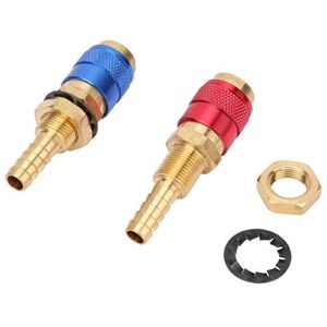 DEWIN Gas & Water Quick Connector - Water Cooled & Gas Adapter, Connector Fitting Water Cooled & Gas Quick Hose Connector Fitting for MIG TIG Welder Torch, 2pcs