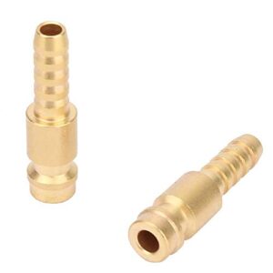 DEWIN Gas & Water Quick Connector - Water Cooled & Gas Adapter, Connector Fitting Water Cooled & Gas Quick Hose Connector Fitting for MIG TIG Welder Torch, 2pcs