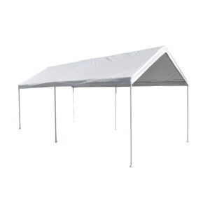 caravan canopy domain pro 150 10' x 15' carport shelter, white