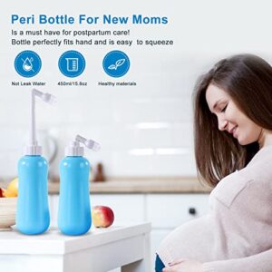 Portable Travel Bidet Portable Bidet for Toilet Handheld Postpartum Perineal Cleansing Childbirth Cleaner - for Outdoor,Camping,Travling,Personal Hygiene (Blue)