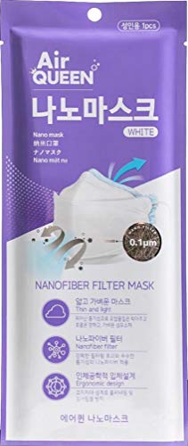 [20 Pack] [Air Queen] White 3-Layers Face Safety Mask for Adult + 1 [Black] All Keeper KF94 Mask [Individually Packaged] [Both Made in KOREA]