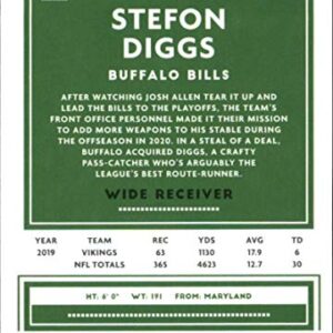 2020 Donruss #46 Stefon Diggs Buffalo Bills NFL Football Trading Card