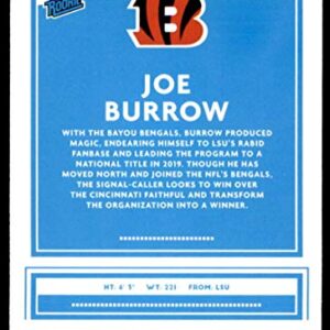 Football NFL 2020 Donruss #301 Joe Burrow RC Bengals