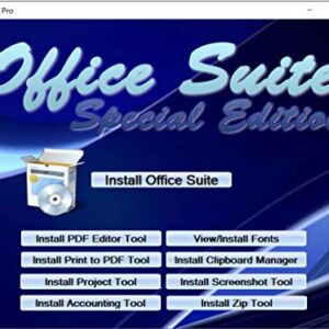 Office Studio Special Edition on CD for Home Student and Business, Compatible with Microsoft Office Word Excel PowerPoint for Windows 10 8 7