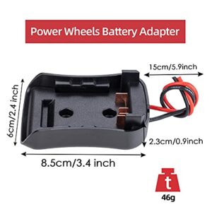 Power Wheels Battery Adapter for DeWALT Flexvolt 60V Max Battery Dock Power Connector 12 Gauge 54