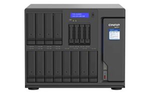 qnap tvs-h1688x-w1250-32g high-speed media nas with intel® xeon® w-1250 cpu and two 10gbe ports