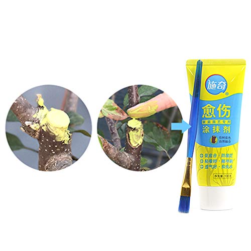 Y-YUNLONG 100g Tree Wound Bonsai Cut Paste Smear Agent Pruning Compound Sealer with Brush