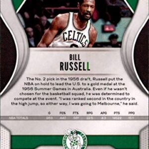 2019-20 Panini Prizm #21 Bill Russell Boston Celtics Basketball Card