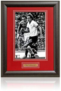 phil thompson hand signed liverpool fc framed 12x8'' photograph aftal coa