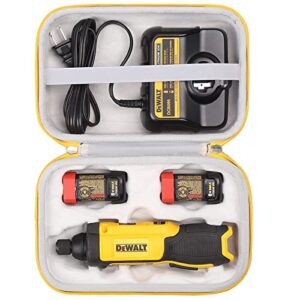 Aproca Hard Storage Travel Case,Fit for DEWALT DCF682N1 / DCF680N2 8V MAX Cordless Screwdriver Kit