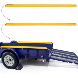 2-sided assist system compatible with tailgate utility trailer gate&ramp, trailer tailgate ramp lift assist system maximum 400 lbs load capacity