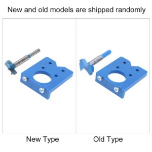 35mm Concealed Hinge Jig Kit, Woodworking Tool Drill Bits Hinge Drilling Hole Router Jig for Cabinet Cupboard Door Installation