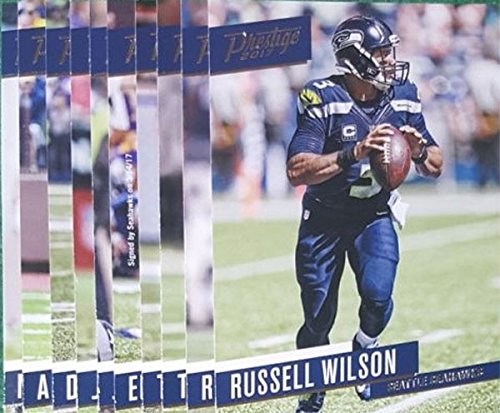 Seattle Seahawks 2017 Panini Prestige Factory Sealed Team Set with Russell Wilson and Richard Sherman Plus