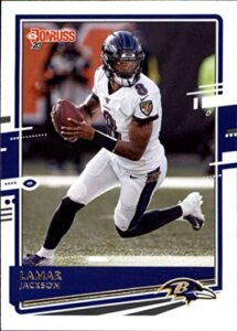 2020 donruss #33 lamar jackson baltimore ravens nfl football card nm-mt