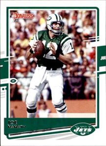 2020 donruss #195 joe namath new york jets nfl football card nm-mt