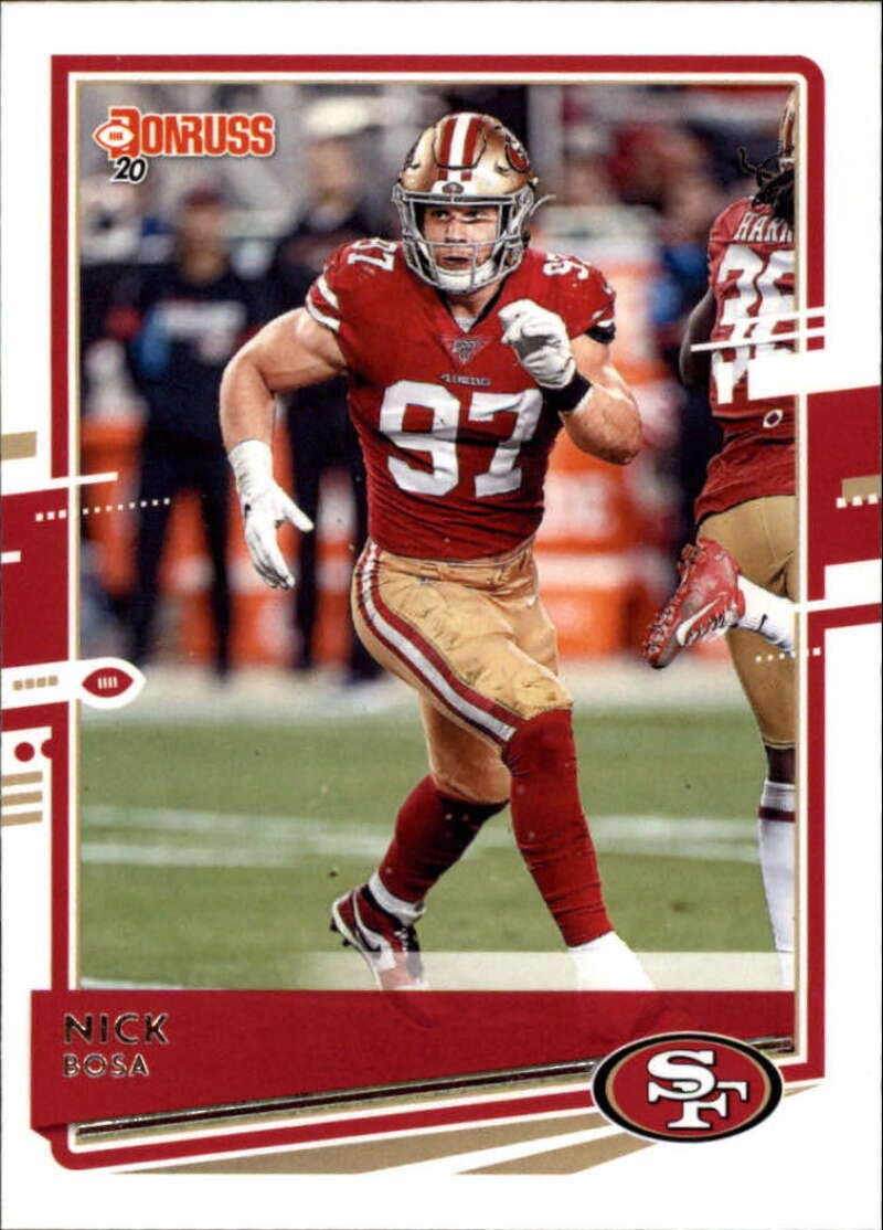 2020 Donruss #12 Nick Bosa San Francisco 49ers NFL Football Card NM-MT