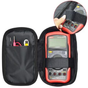 ZIBOO C25 Multimeter Meter Soft Case,Use for Clamp Meter Multimeter KYORITSU,HIOKI Testo Sanwa,FLUKE etc…