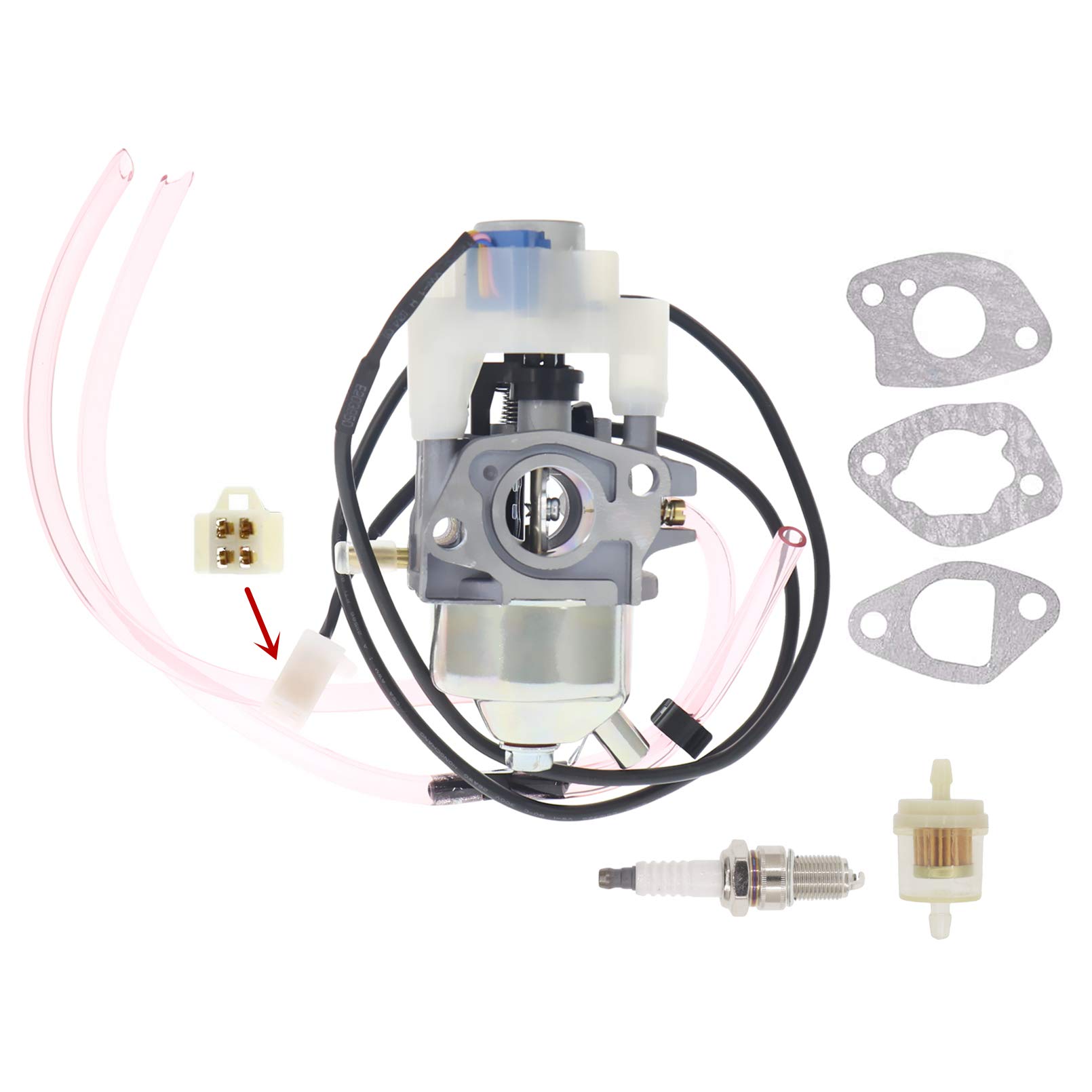 Cnfaner 16100-ZL0-D66 Carburetor for Honda EU3000i EU3000is Generator Carb with Gaskets Kit