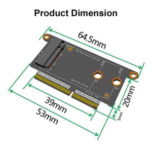 V VOILA REVE M.2 NVME SSD Convert Adapter for SSD MacBook Pro 2016-2017 A1708 – Connector 22 + 34 Points