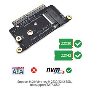 V VOILA REVE M.2 NVME SSD Convert Adapter for SSD MacBook Pro 2016-2017 A1708 – Connector 22 + 34 Points