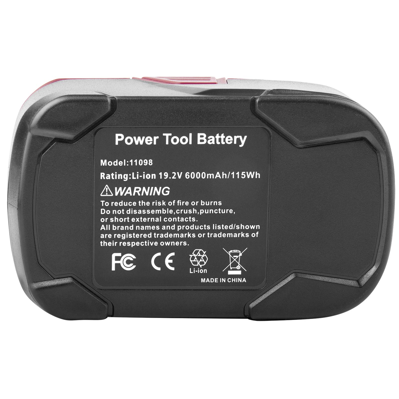 ARyee 19.2V 6.0Ah Replacement for Craftsman Lithium ion Battery DieHard C3 XCP Craftsman 19.2v Battery 130279005 11375 1323903 130211004 11045 315.113753 315.115410 315.11485 315.pp2011