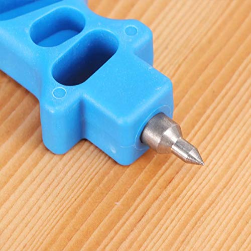 2-in-One Drip Irrigation Tubing Hole Punch & Fitting Insertion Tool, Irrigation Tools for Easier 1/4" Inch Fitting & Emitter Insertion (Blue)