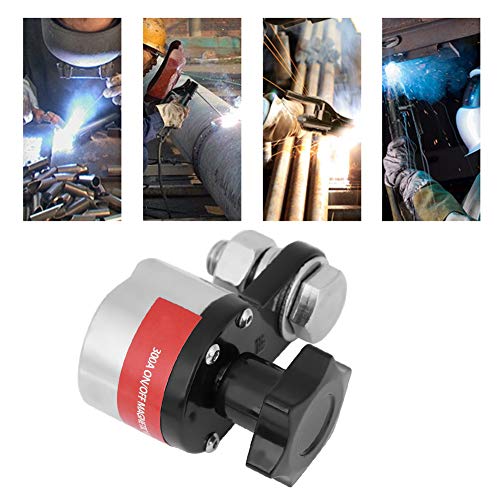 Welding Ground, 300A Magnetic Welding Ground Clamp Grounding Magnetic Connector Earth Switch for Industrial Welding Machine magnetic welding ground Popular