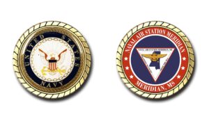 naval air station meridian challenge coin - officially licensed