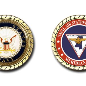 Naval Air Station Meridian Challenge Coin - Officially Licensed