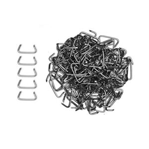 Cascade Tools 500 Pack 3/4" Galvanized Hog Rings Weather Resistant Galvanized Steel Perfect for Furniture Upholstery, Auto Upholstery, Meat & Sausage Casings, and Fencing