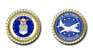 c-130 hercules challenge coin - officially licensed