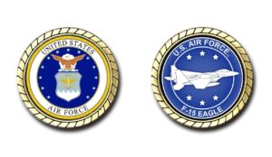 f-15 eagle challenge coin - officially licensed