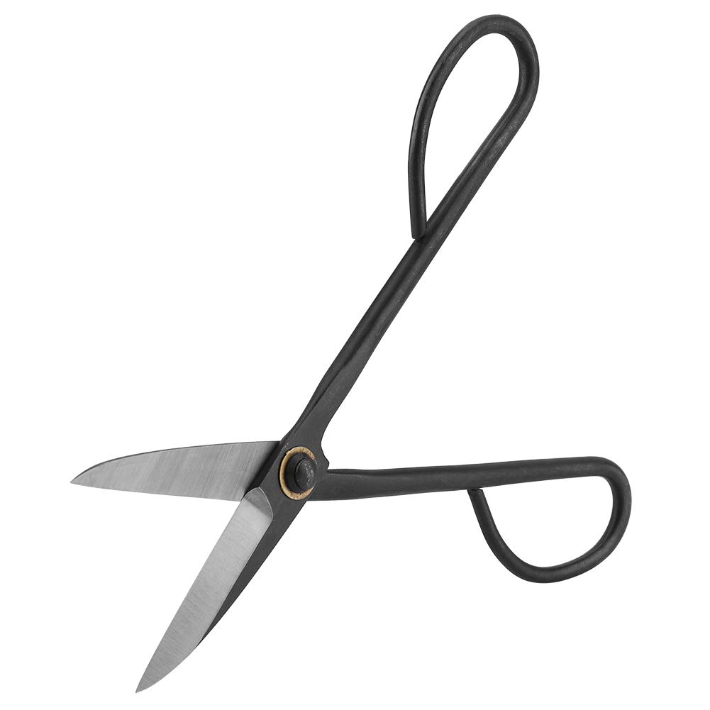 Oumefar 205mm Long Handle Bonsai Scissors Steel Pruning Shear Bud Leaves Twigs Cutting Trimming Tool Garden Equipment