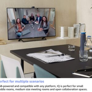 Huddly IQ Full HD 1080p USB Video Conferencing Camera with Embedded Microphone Array and AI Capabilities