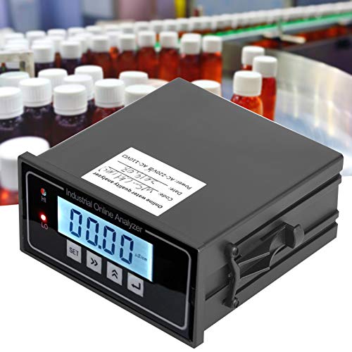 Oumefar Water Quality Tester Online Conductivity Monitor LCD Display Rate Instrument for Pharmacy for Beverage