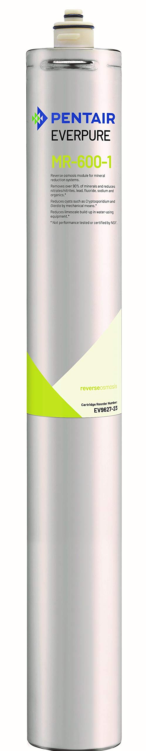 Everpure EV962723 MR-600 RO Membrane Water Filter Replacement Cartridge, Silver