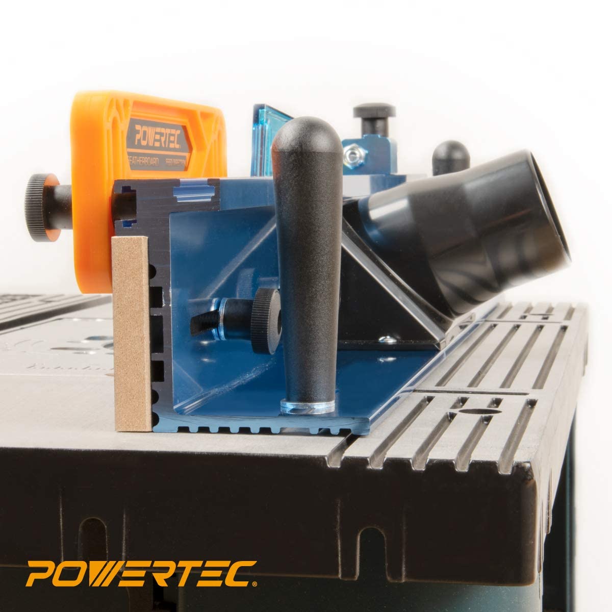 POWERTEC 71536 Deluxe Router Table Fence System 3-3/8” Tall 24" Long