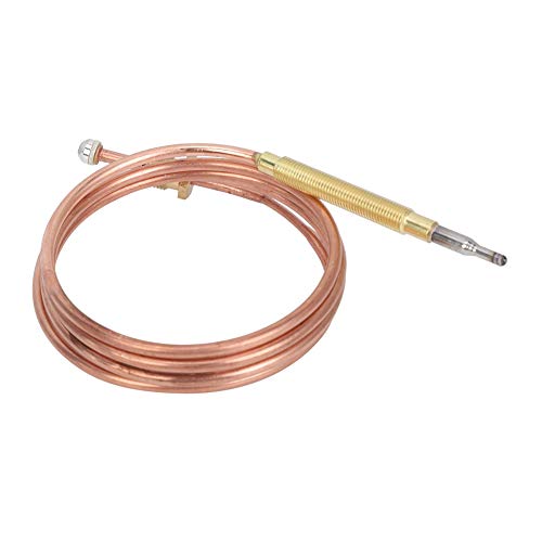 Oumefar Patio Heater Thermocouple Universal Thermocouple for Gas Fireplace Fire Pit Thermocouple Failure Safety Control Valve Kit BBQ Grill Fire Pit Heater 600mm