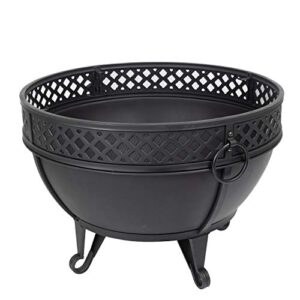 Pleasant Hearth OFW003R fire Pit, Black